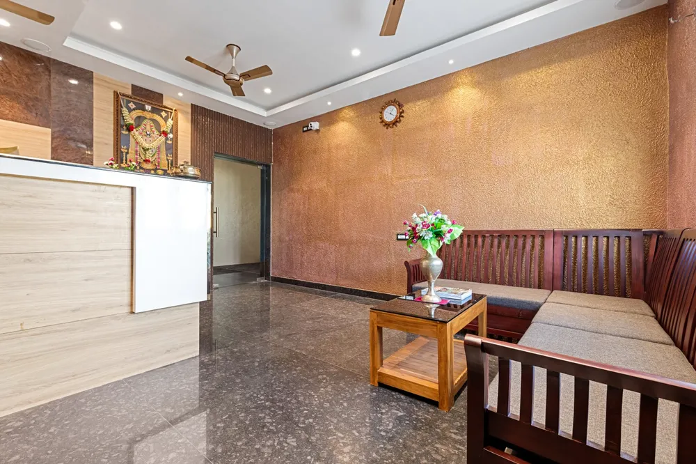 Spacious Ground Floor Waiting Area — Veera Residency
